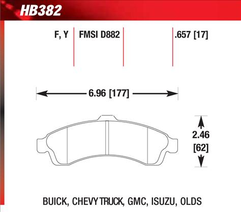 Hawk Brake Pad Diagram