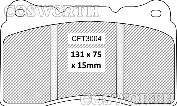 Cosworth Trackmaster Brake Pads 01 07 Lancer Evo 7/8/9  